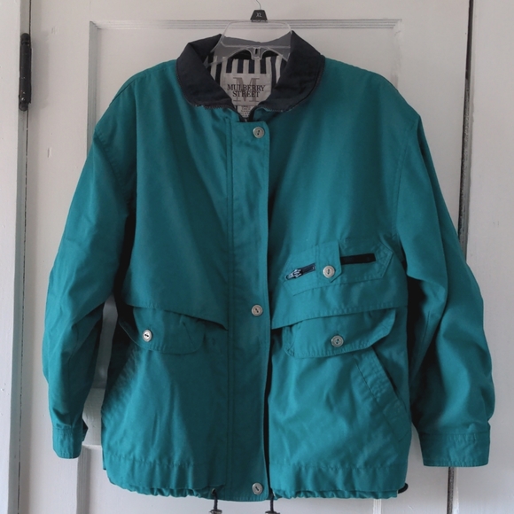 Mulberry Street Jackets & Blazers - Vintage Mulberry Street Women's Turquoise Jacket Size S
